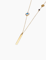 Load image into Gallery viewer, Eye necklace gold plated
