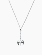 Load image into Gallery viewer, Hammer necklace silver