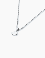 Load image into Gallery viewer, Round ice necklace silver