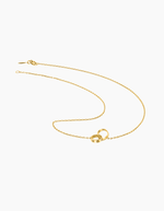 Load image into Gallery viewer, Two rings necklace gold plated