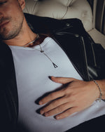 Load image into Gallery viewer, Triangle necklace silver