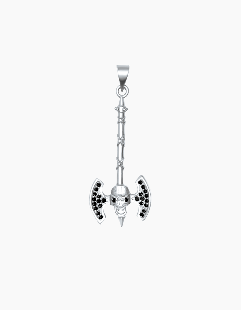 Hammer necklace silver