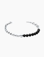 Load image into Gallery viewer, Half &amp; Half Bracelet Silver