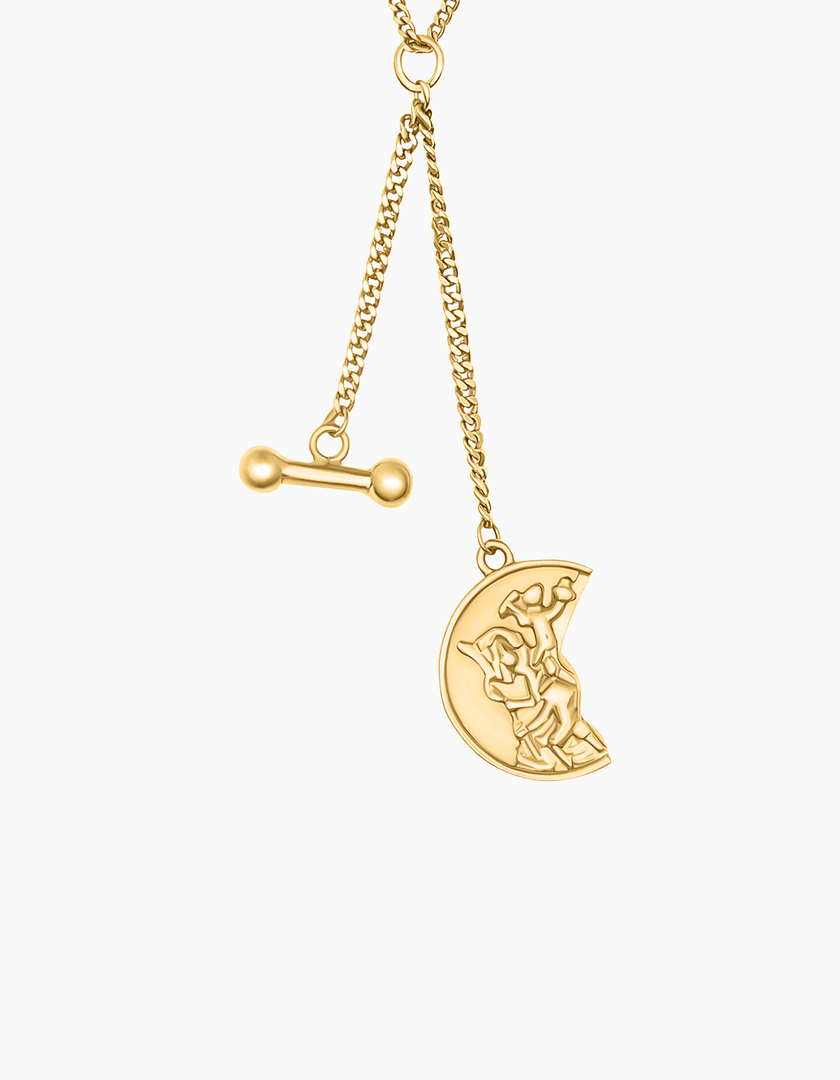 Roman necklace gold plated