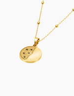 Load image into Gallery viewer, Round ktago gold plated