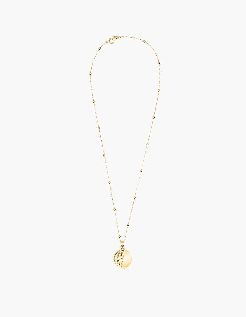 Round ktago gold plated