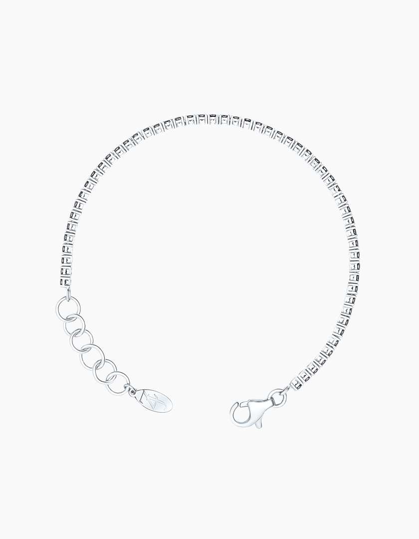 Tennis bracelet silver