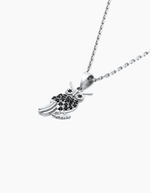 Load image into Gallery viewer, Owl necklace silver