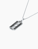 Load image into Gallery viewer, Razor necklace silver