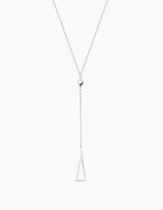 Load image into Gallery viewer, Triangle necklace silver
