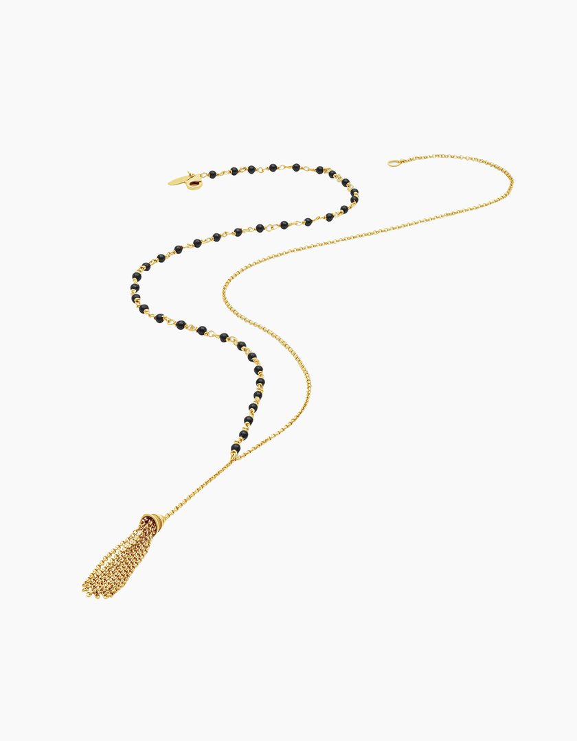 Half & Half necklace gold plated