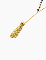 Load image into Gallery viewer, Half &amp; Half necklace gold plated