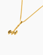 Load image into Gallery viewer, Void axe necklace gold plated