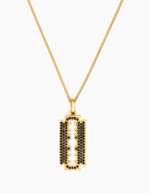 Load image into Gallery viewer, Razor necklace gold plated