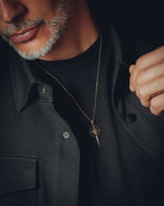 Load image into Gallery viewer, Skull compass gold plated